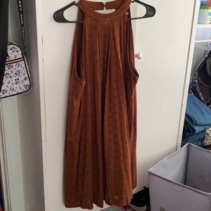 A brown dress
